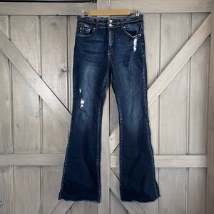 KanCan Dark Blue Flare Jeans